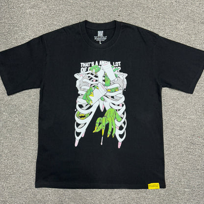 That's A Awful Lot Of Cough Syrup Zombie Rib Cage Tee
