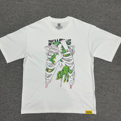 That's A Awful Lot Of Cough Syrup Zombie Rib Cage Tee