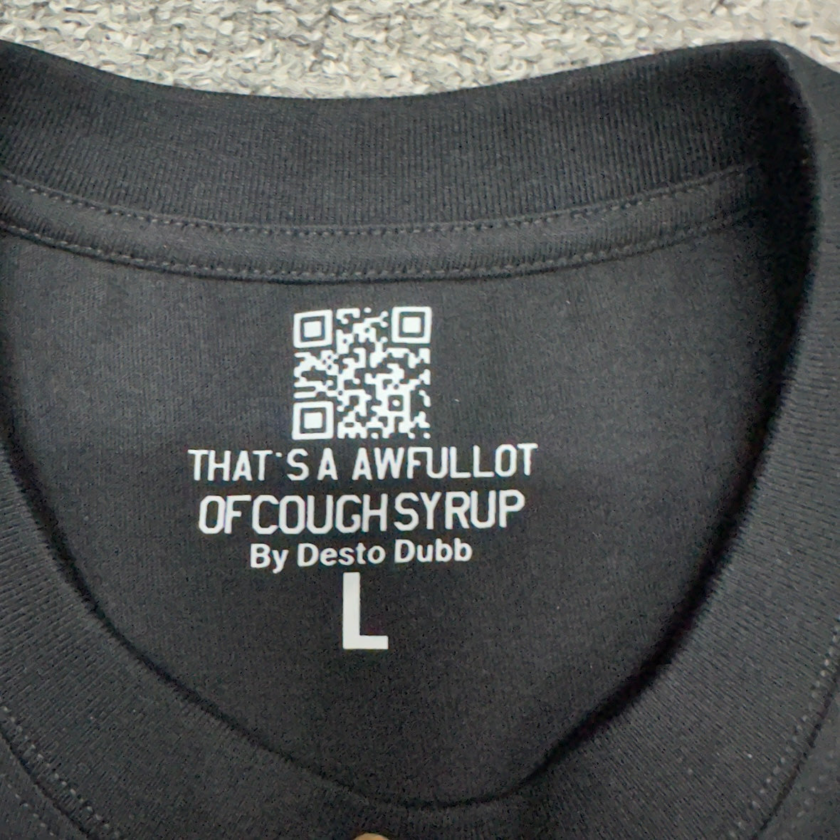That's A Awful Lot Of Cough Syrup Zombie Rib Cage Tee