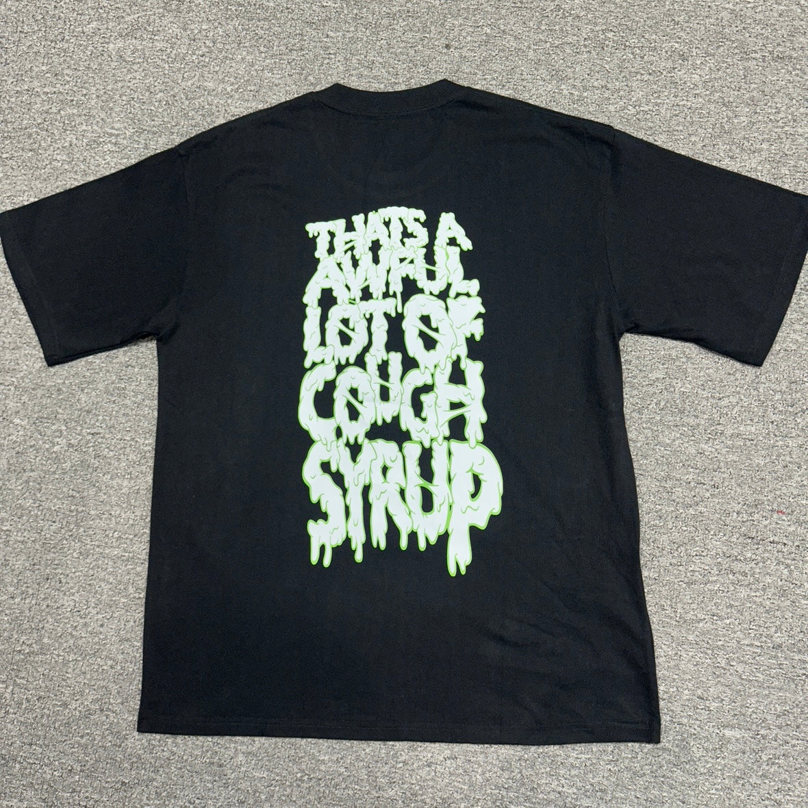 That's A Awful Lot Of Cough Syrup Zombie Rib Cage Tee
