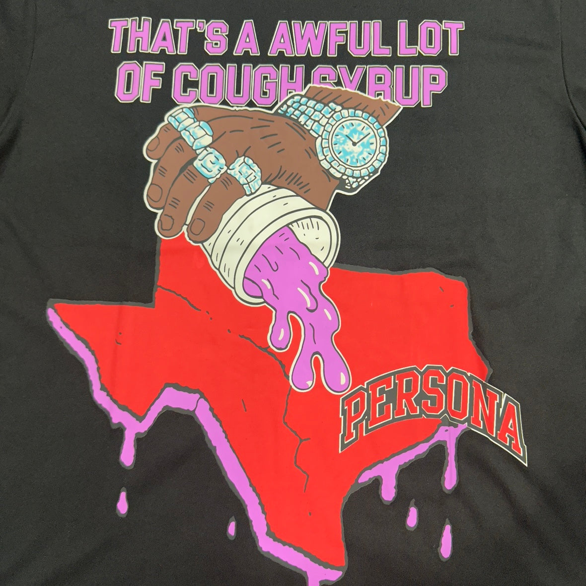 That's A Awful Lot Of Cough Syrup x Persona "Texas Edition" Tee.