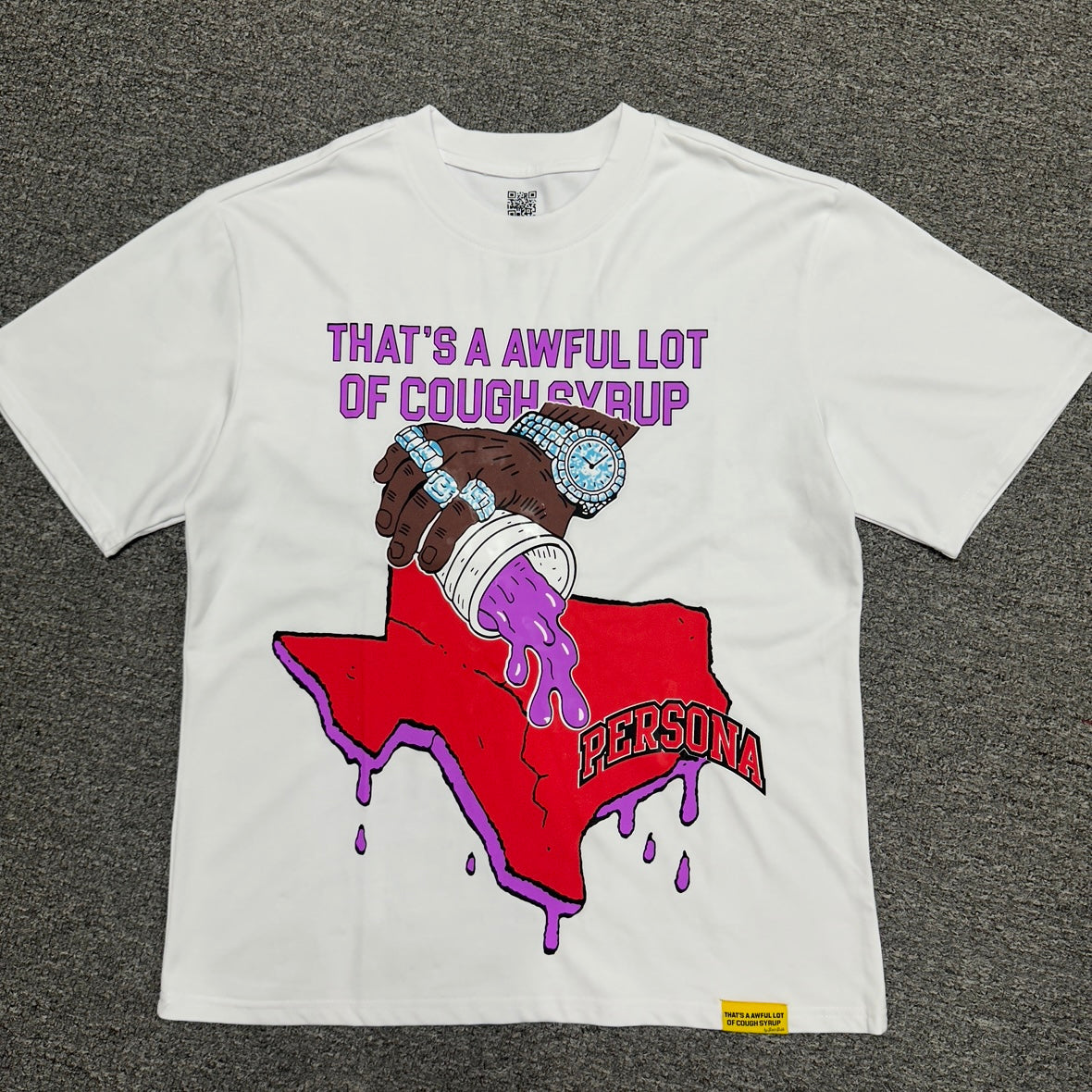 That's A Awful Lot Of Cough Syrup x Persona "Texas Edition" Tee.