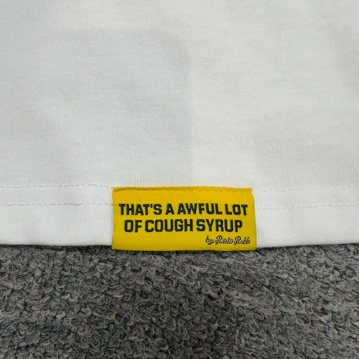 Cough Syrup Breakfast Of Champions Tee White