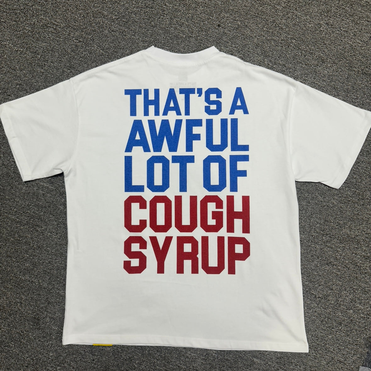 Cough Syrup Breakfast Of Champions Tee White