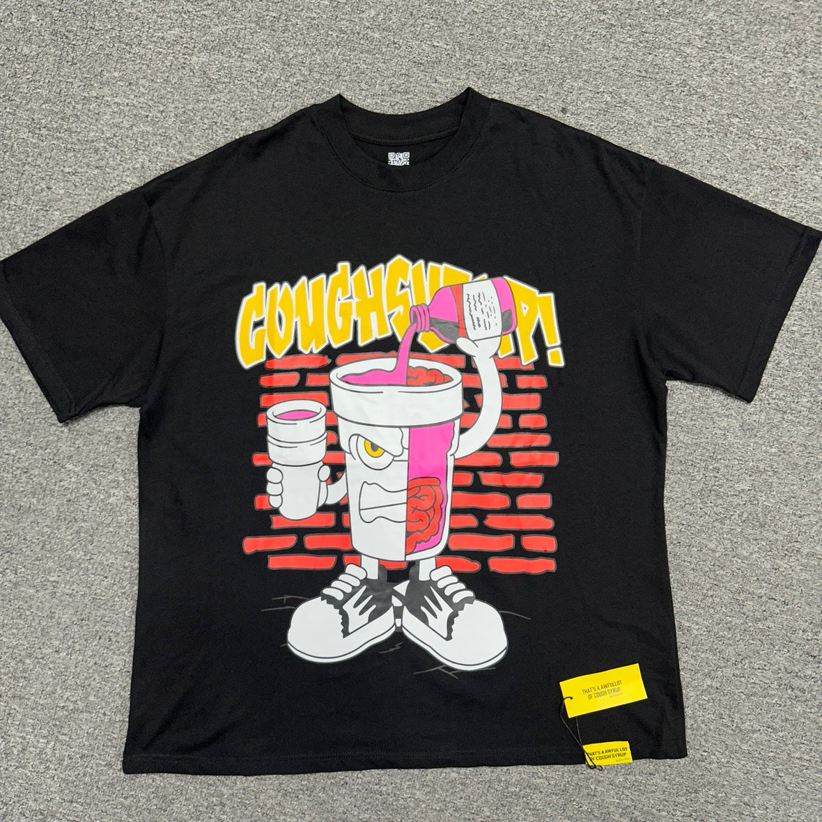 The "Cup Character" graphic t-shirt