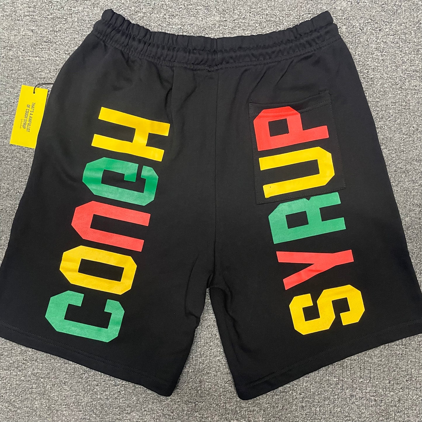 The "Rasta Classic" streetwear shorts