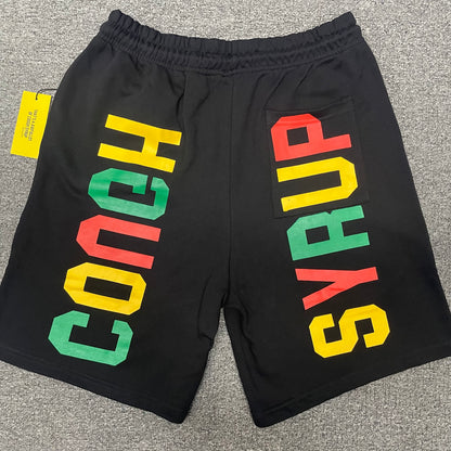 The "Rasta Classic" streetwear shorts