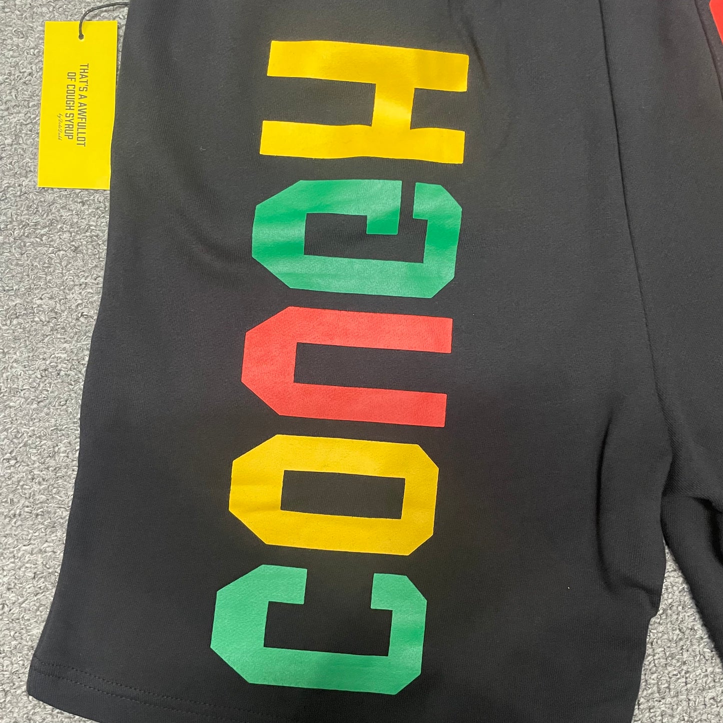 The "Rasta Classic" streetwear shorts