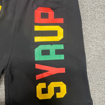 The "Rasta Classic" streetwear shorts