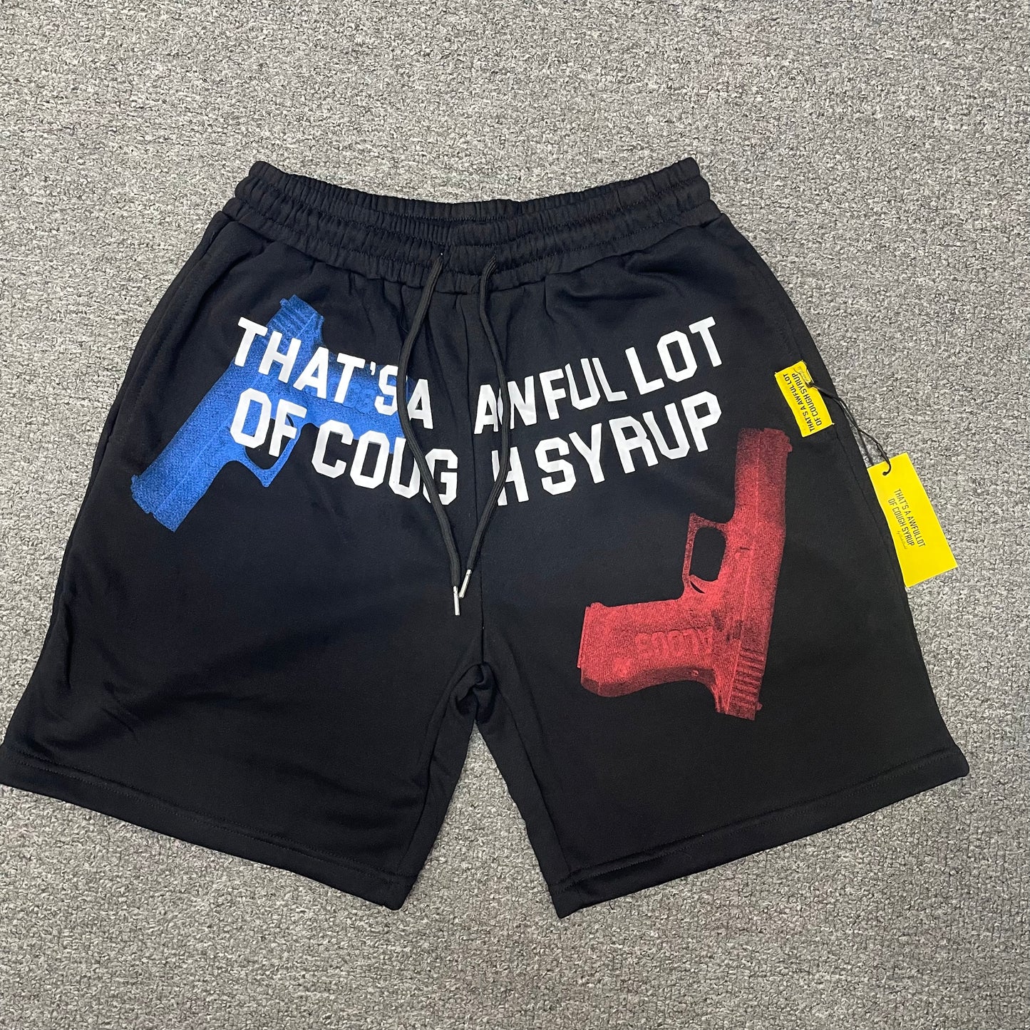 The  Black Double Glock Sweat Shorts
