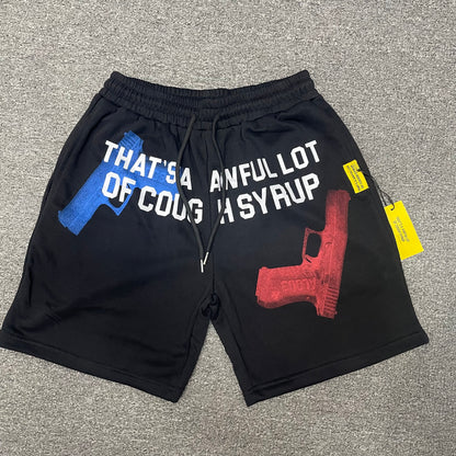 The  Black Double Glock Sweat Shorts