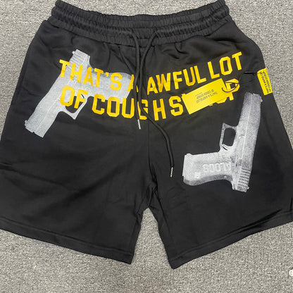 The  Black Double Glock Sweat Shorts