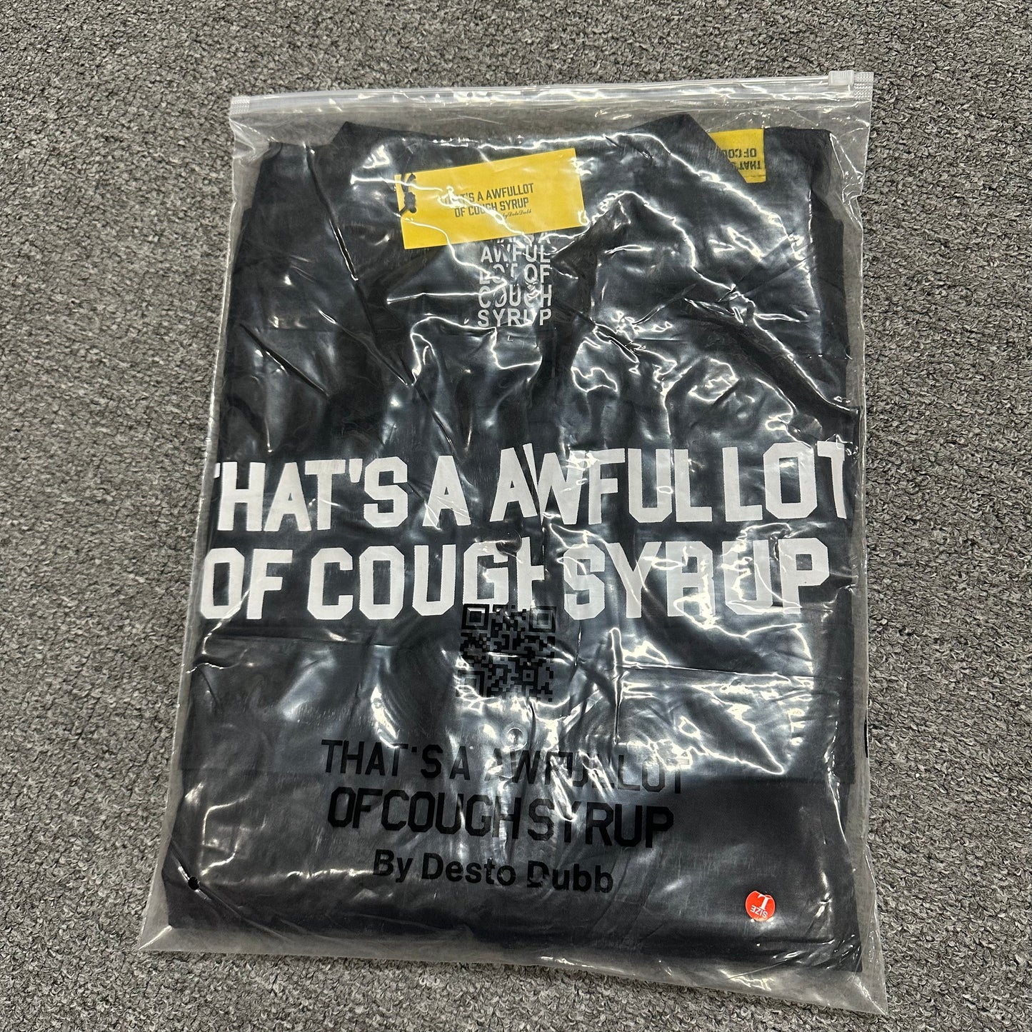 That's A Awful Lot Of Cough Syrup Classic Logo Work Shirt.