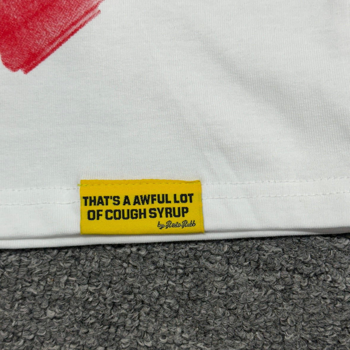 Cough Syrup Guns Tee White