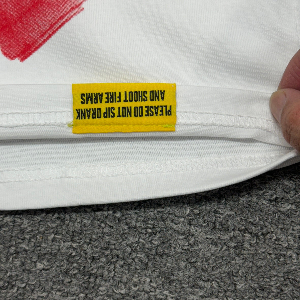 Cough Syrup Guns Tee White