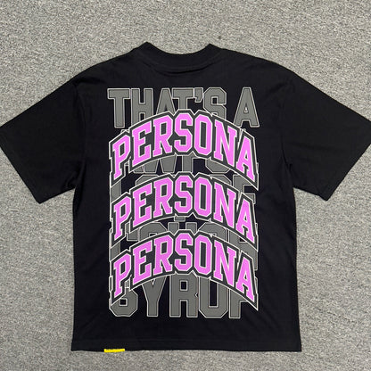 ALOCS Cough Syrup x Persona Black T-Shirt Maxo Kream Signed