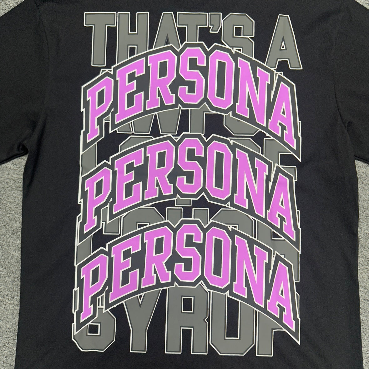 ALOCS Cough Syrup x Persona Black T-Shirt Maxo Kream Signed