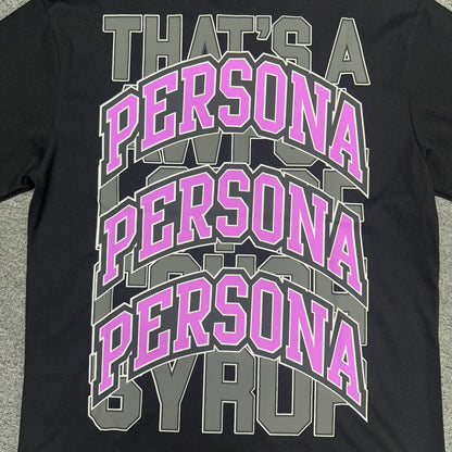 ALOCS Cough Syrup x Persona Black T-Shirt Maxo Kream Signed