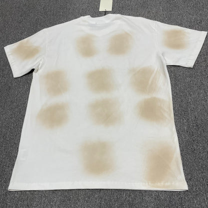 Vale Forever Badu Tee Cream back view with distressed wash