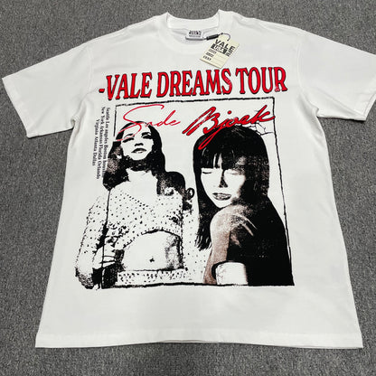 Vale Forever Dreams Tour Sade Bjork Tee Cream front view