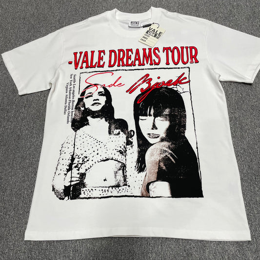 Vale Forever Dreams Tour Sade Bjork Tee Cream front view