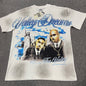 Vale Forever Godfather Bling Tee White front view with jeweled graphic