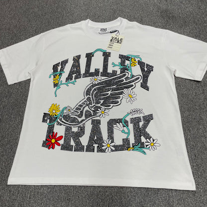 Vale Forever Valley Track Wing Bling Tee White front view