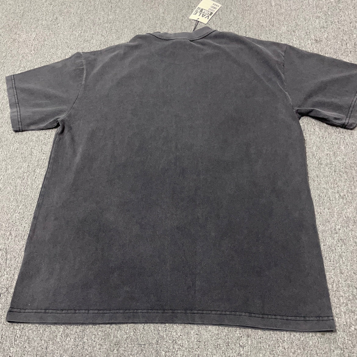 Vale Forever Heaven Boxer Tee Washed Black clean back view