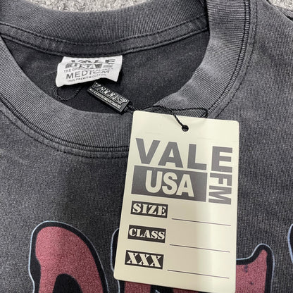Vale Forever Marvins Dreams Tee crew neck stitching detail
Vale Forever Marvins Dreams Tee branded neck label close-up
Vale Forever Marvins Dreams Tee Black size label detail
Vale Forever Marvins Dreams Tee branded hang tag detail