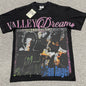 Vale Forever Fallen Bling Tee Black front view with rhinestone graphic