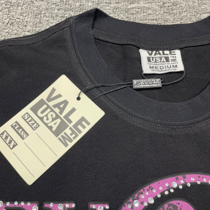 Vale Forever Fallen Bling Tee crew neck stitching detail
Vale Forever Fallen Bling Tee branded neck label close-up
Vale Forever Fallen Bling Tee Black size label detail
Vale Forever Fallen Bling Tee branded hang tag detail