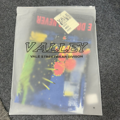 Vale Forever Skyline Bling Tee Black retail zip bag packaging