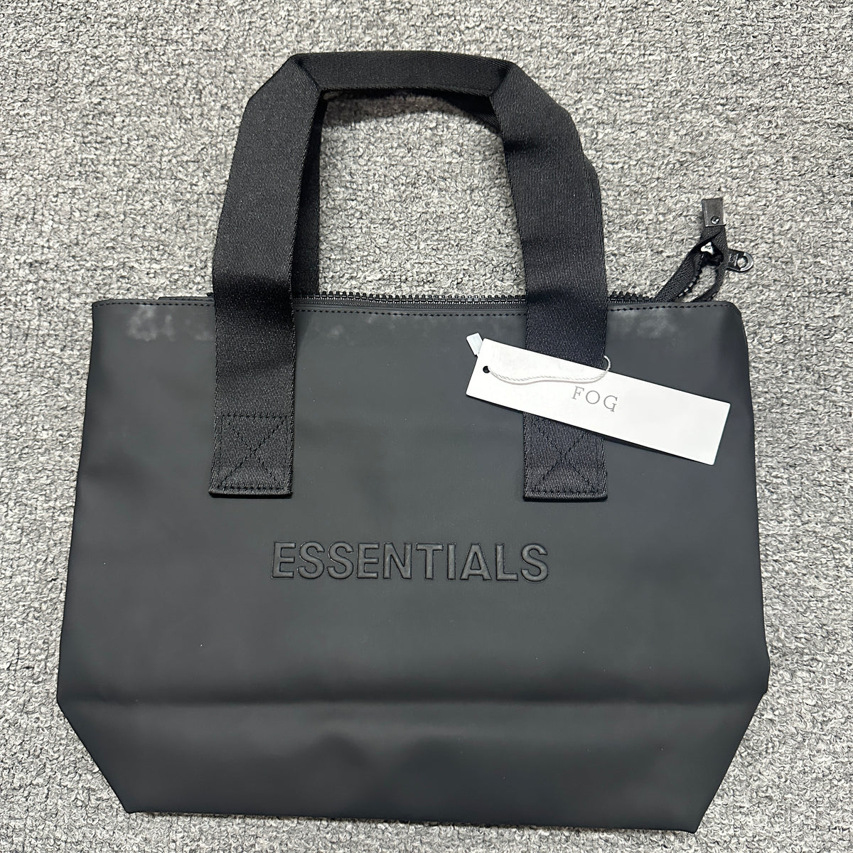 Fear of God Essentials Waterproof Matte PU Small Tote Bag