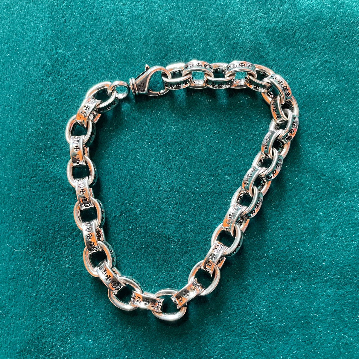 Large Paper Chain Bracelet" from Chrome Hearts