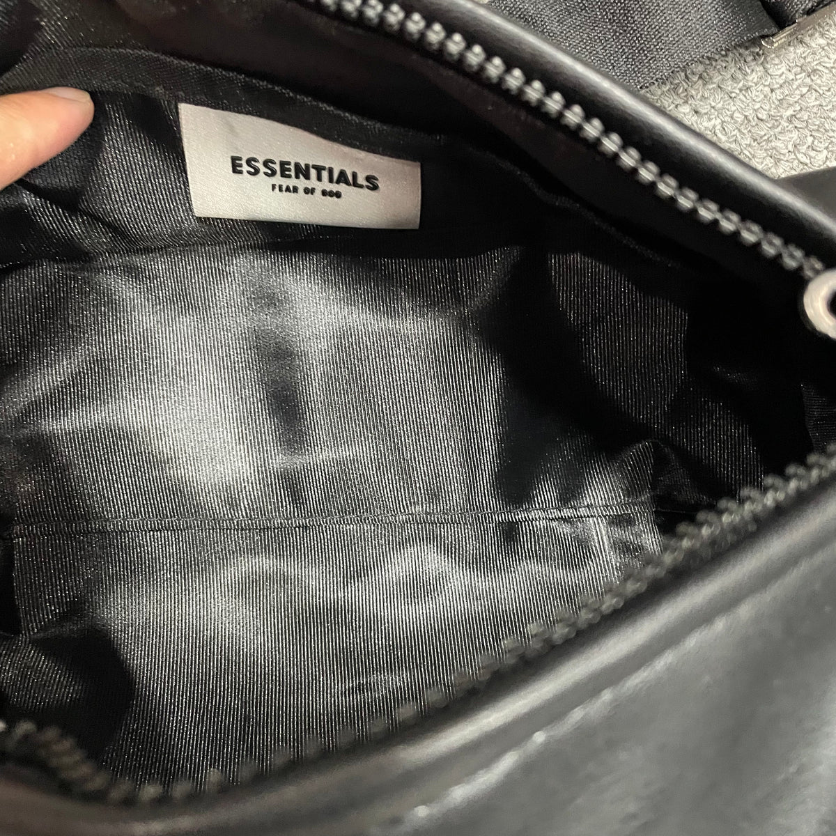 Fear of God Essentials Waterproof Matte PU Mini Barrel Bag
