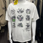 The Asaali "Figure 1-" Mock Neck Graphic T-Shirt