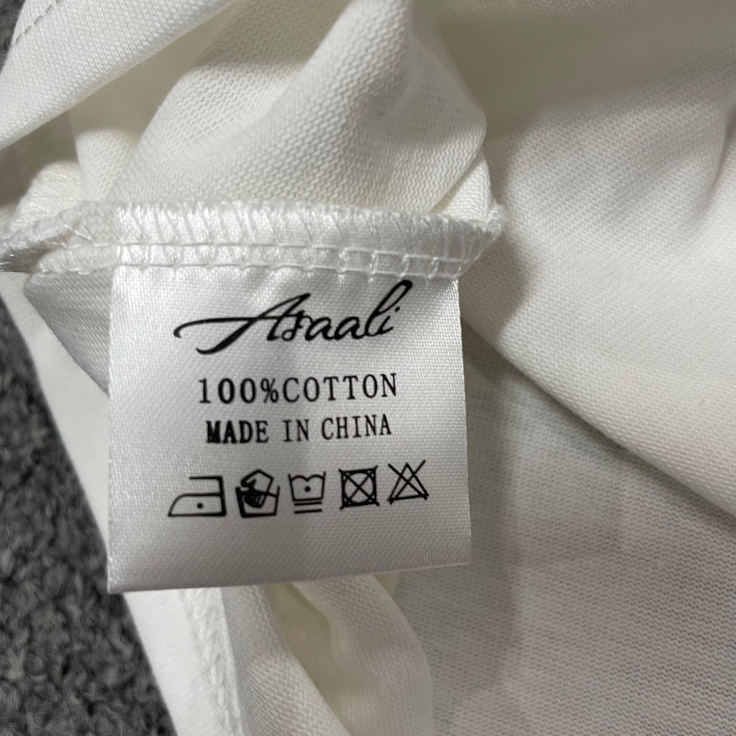 The Asaali "Figure 1-" Mock Neck Graphic T-Shirt