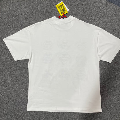 The Asaali "Figure 1-" Mock Neck Graphic T-Shirt