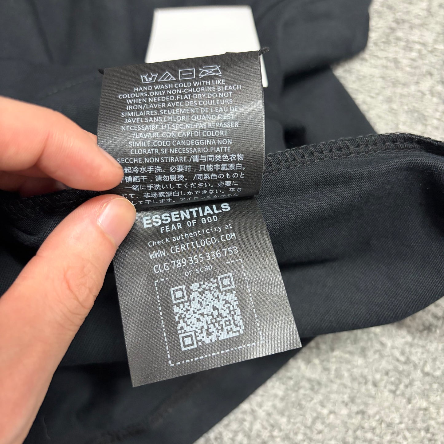FOG ESSENTIALS Tonal Script Heavyweight T-Shirt