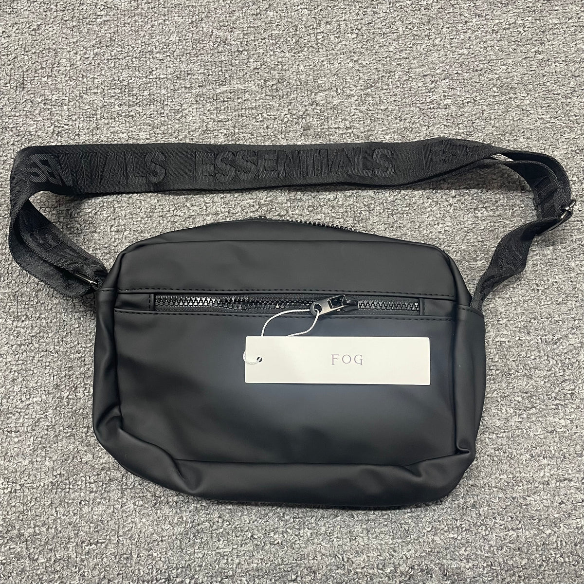 Fear of God Essentials Matte/Waterproof Camera Crossbody Bag with Screen-Printed Logo