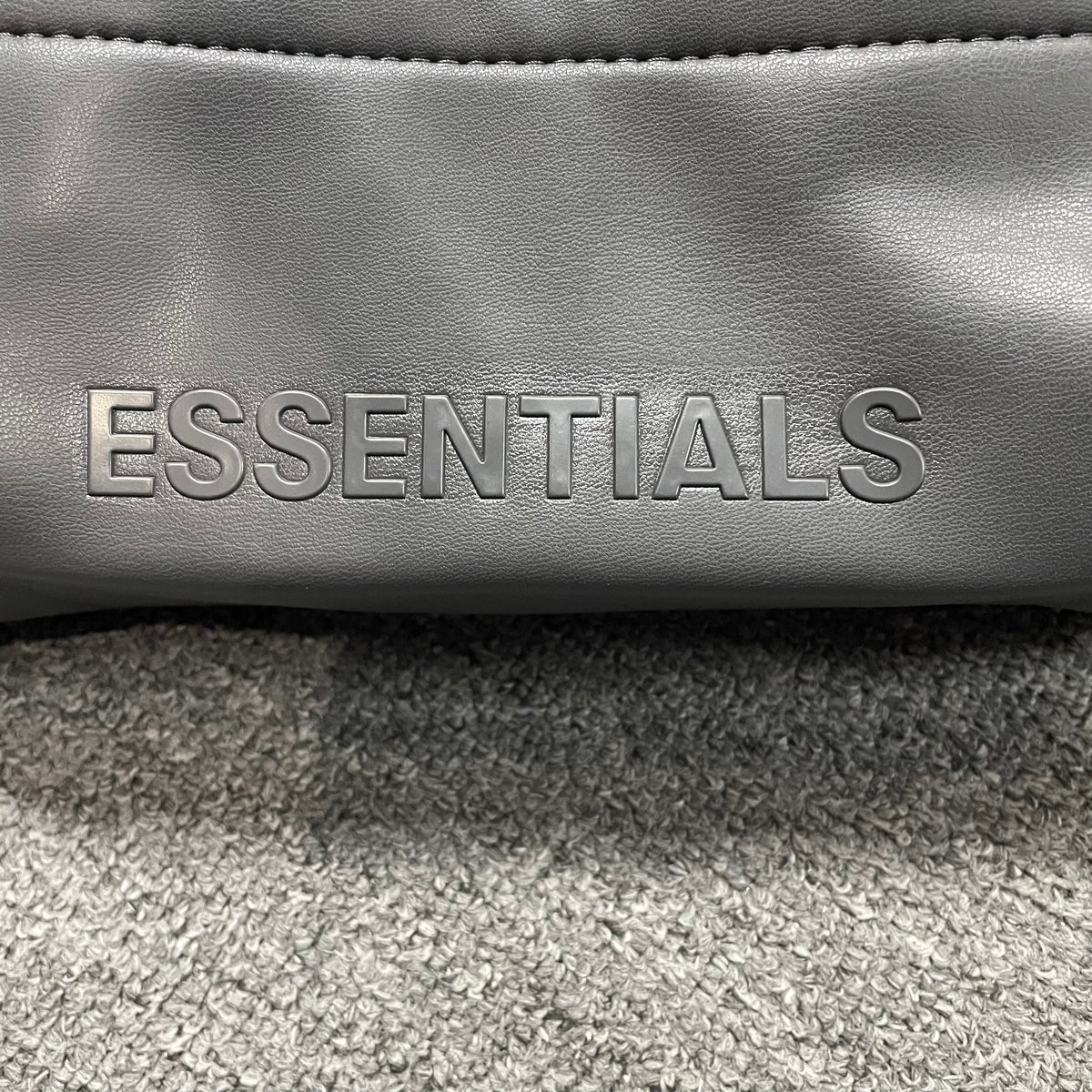 Fear of God Essentials Waterproof Matte PU Mini Barrel Bag