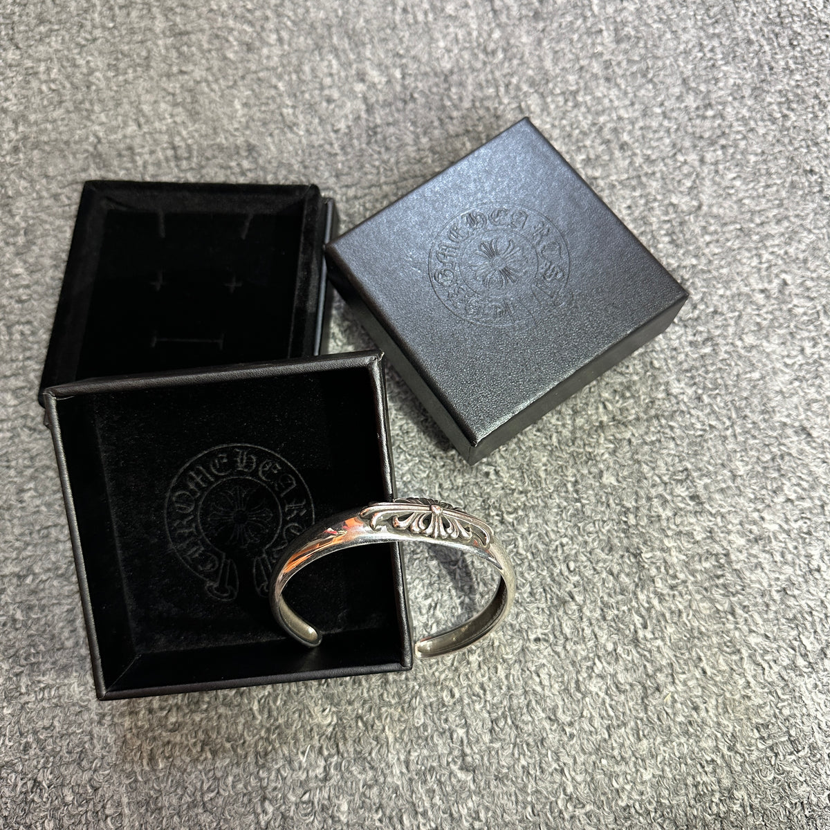 Chrome Hearts Floral Cross Cuff Bangle Bangle