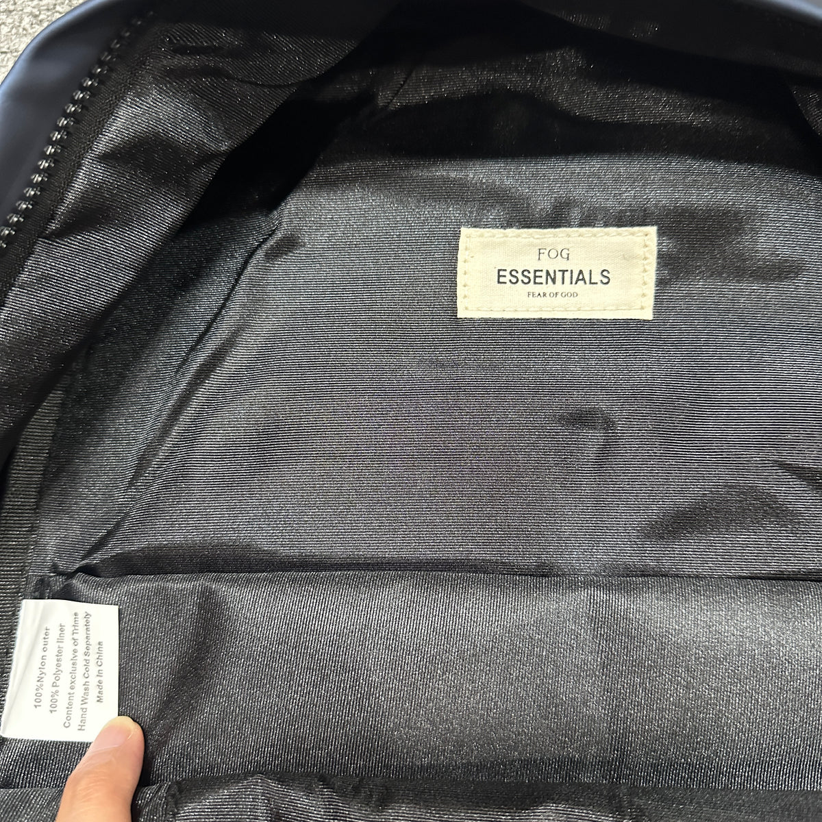 Fear of God Essentials Matte/Waterproof Backpack