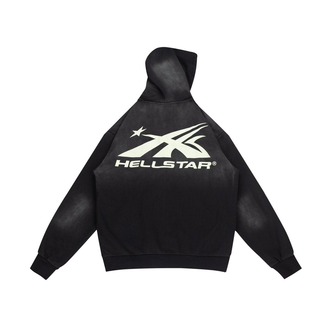 Hellstar Studios "HS Logo" Full Zip-Up Hoodie