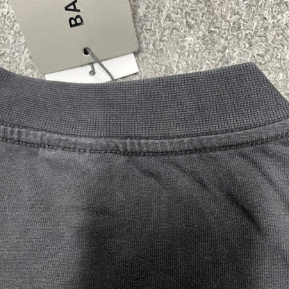 Balenciaga BB Logo Washed T-Shirt
