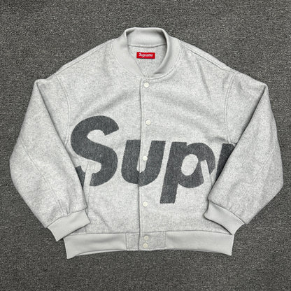 Supreme Big Logo Chenille Varsity Jacket