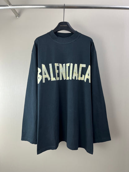 Balenciaga Black Tape Type Sweatshirt