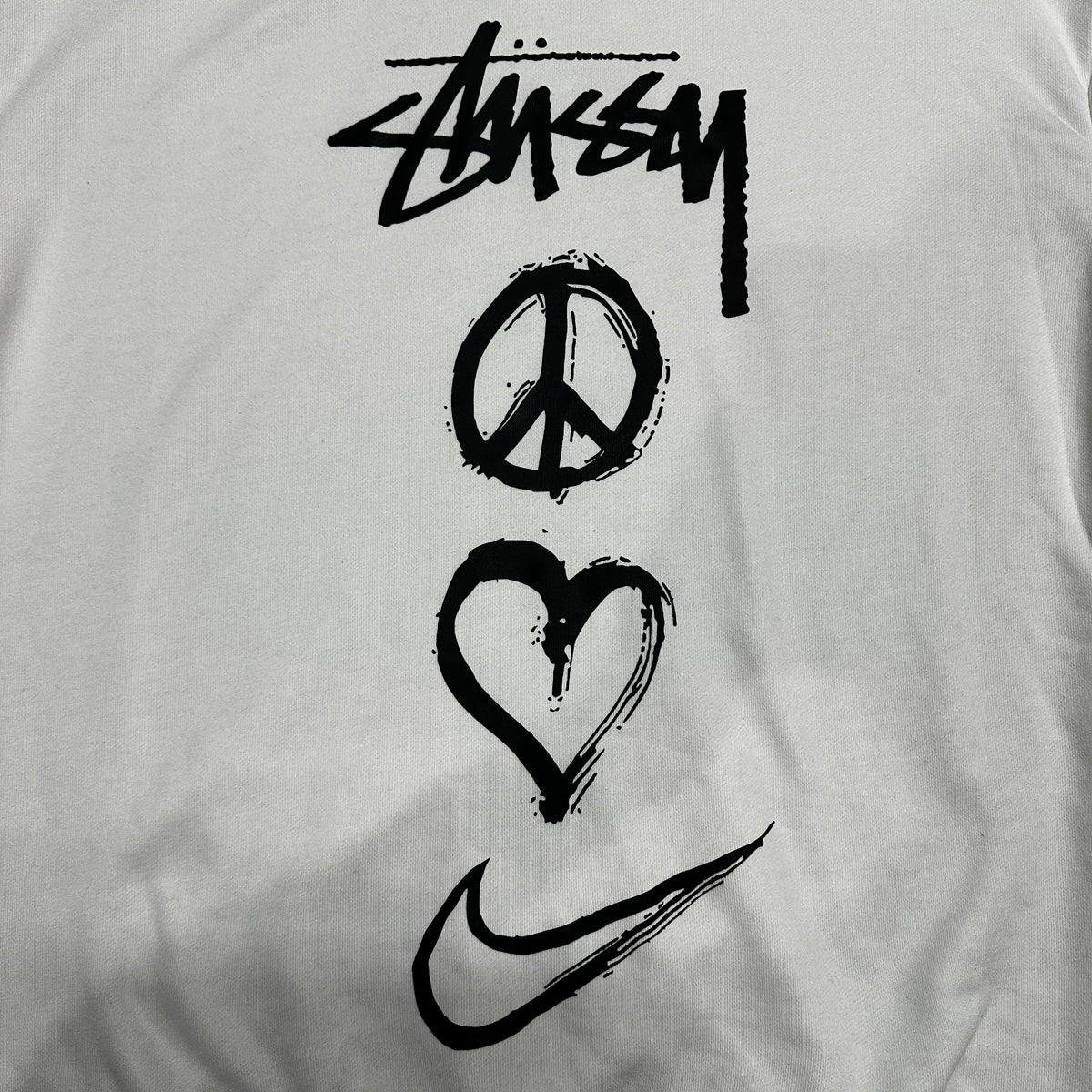 Nike x Stüssy "Peace, Love, Swoosh" Hoodie