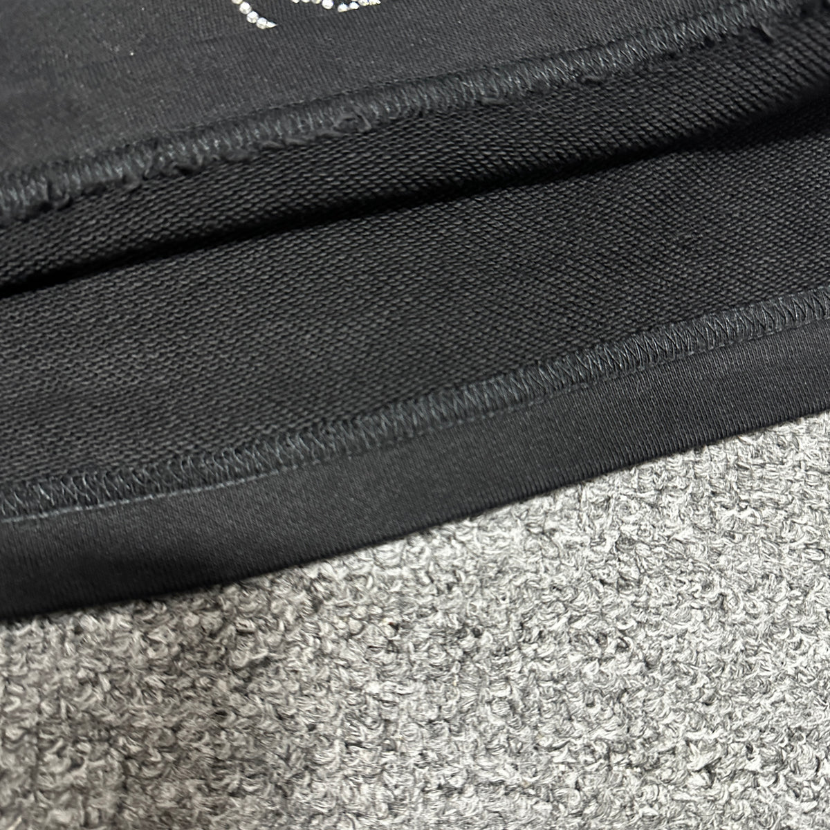Hellstar Studios "Washed Flame" Rhinestone Sweat Shorts