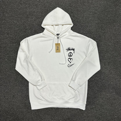 Nike x Stüssy "Peace, Love, Swoosh" Hoodie